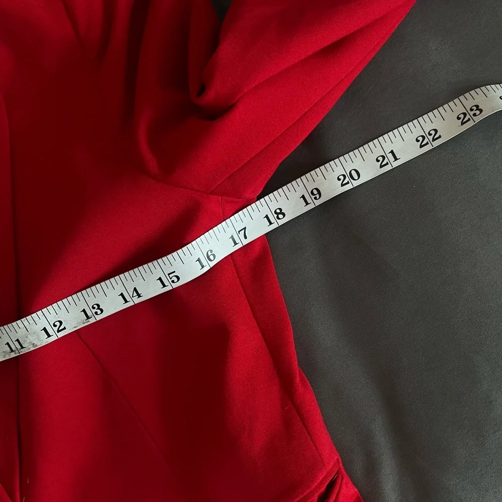 Philosophy Scarlet Women's classic luxury casual business vibrant Blazer M - Picture 9 of 9